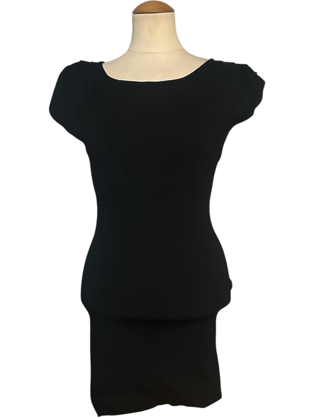 Derek Heart Bodycon Mini Dress Black Size L Junior